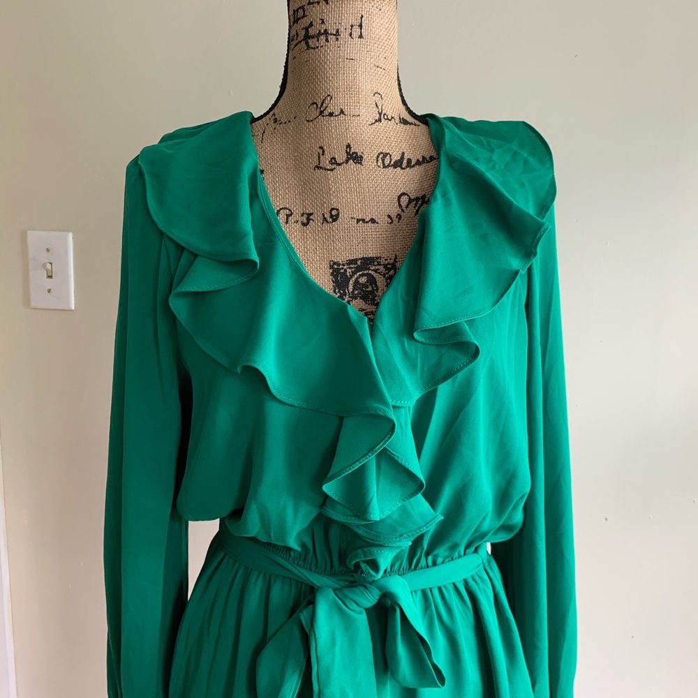 Do + Be 🔸 green long sleeve romper size L - Picture 4 of 10